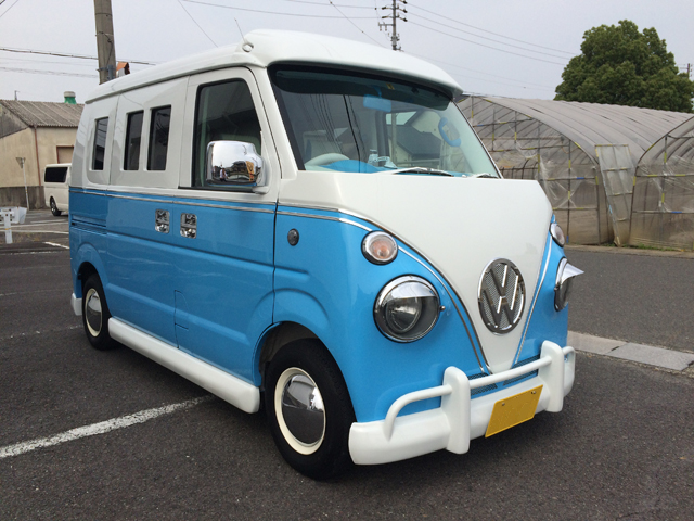 ワーゲンバス Vwバス 仕様 軽自動車をカスタム ダンベルで筋トレ ダイエット